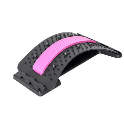 Back Stretcher for Lower Back Pain Relief - 4 Level Adjustable Lumbar Back Cracker Board