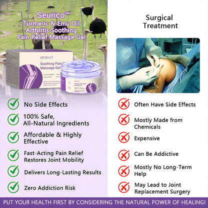 Seurico™ Joint Rescue Gel – Turmeric & Emu Oil Formula for 7-Day Pain Relief