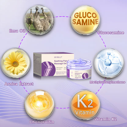👨‍⚕️Official Store: Seurico™ Turmeric & Emu Oil Arthritis Soothing Pain Relief Massage Gel 👨‍⚕️American Orthopaedics (AAOS) Approved