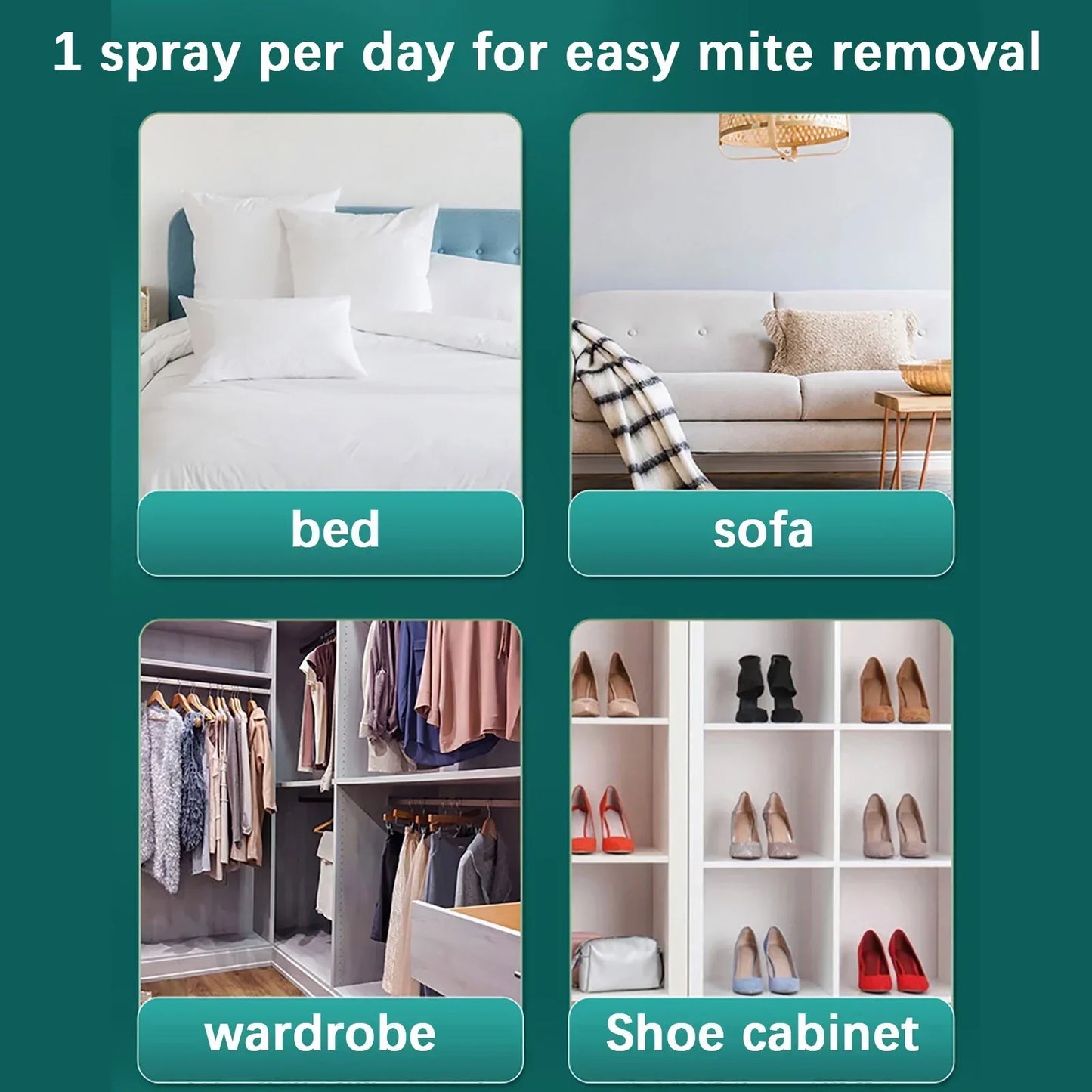Powerful Mite Removal Spray – Effective Solution for a Clean, Mite-Free Home 🧴🪲