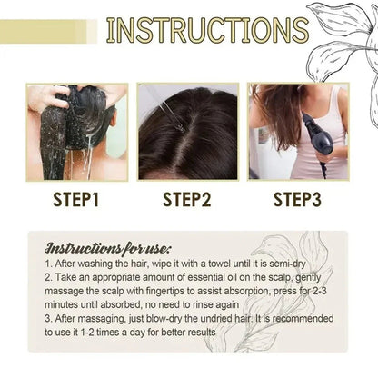 🌟 Last Day Sale – 80% OFF! 🌟Seurico™ Rosemary Hair Growth Oil 100% Natural Hair Growths