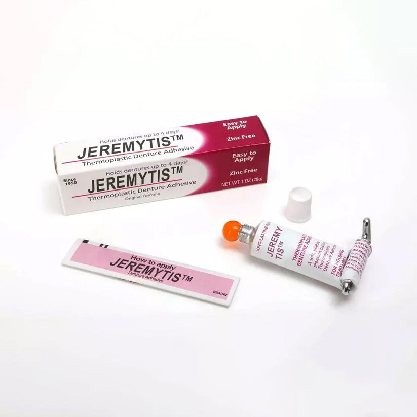 ⏰[Official Brand Store 24-Hours Promotion Buy 1 Get 2 Free] JEREMYTIS™ Thermoplastic Denture Adhesive